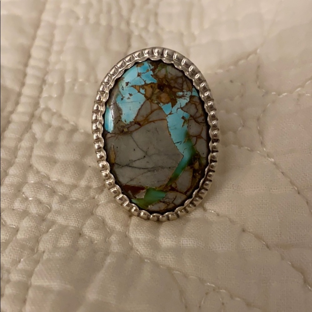 Sterling silver turquoise ring